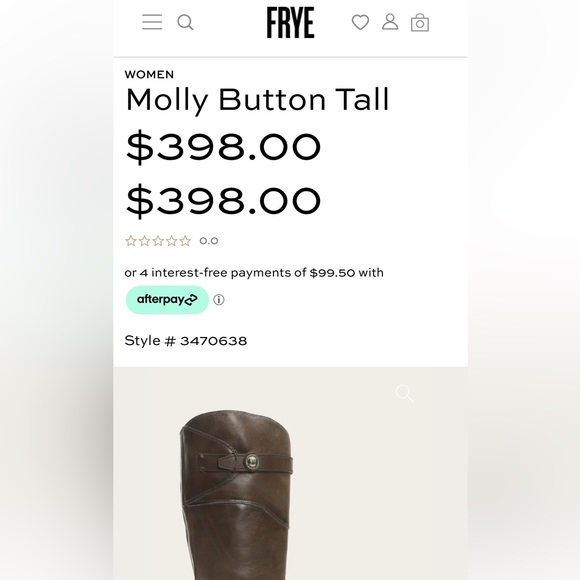 FRYE • Molly Button Tall Riding Boots - Picture 8 of 8